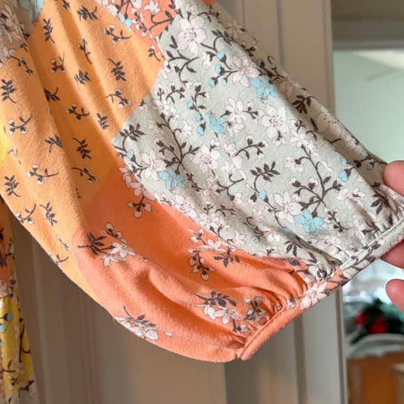 Lime & Chili Floral Patchwork Tunic - Picture 5 of 6